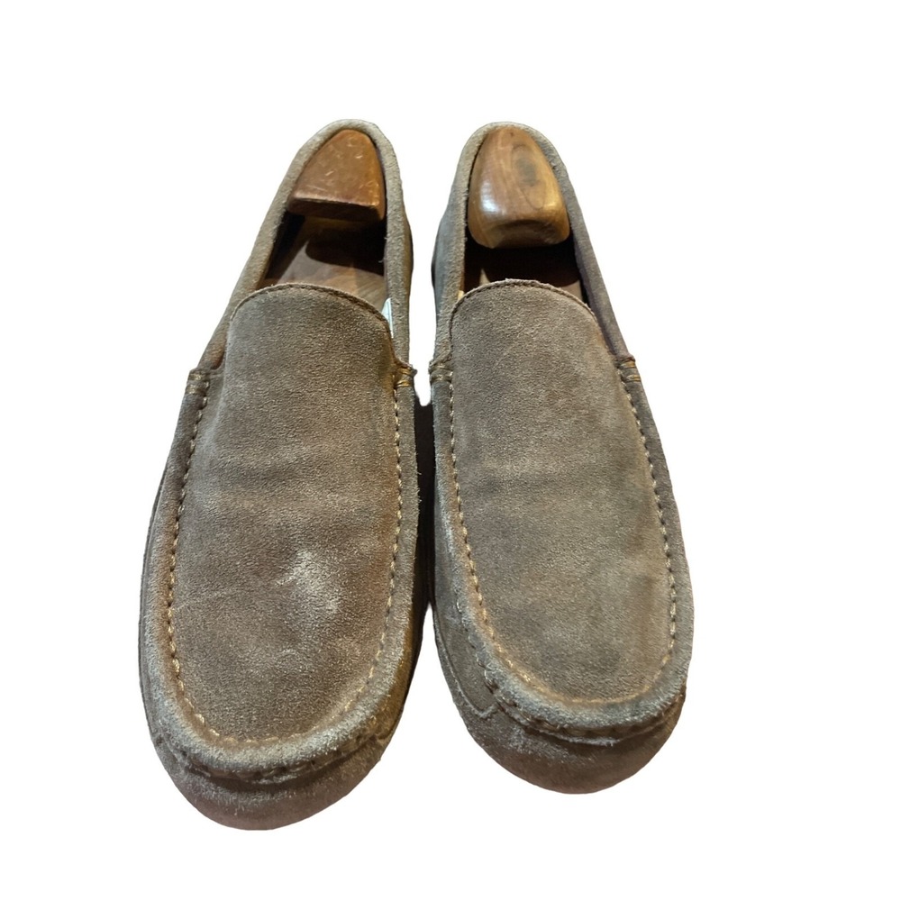 UGg Men's Ascot Brown/ grey  Moccasin Slippers size 11